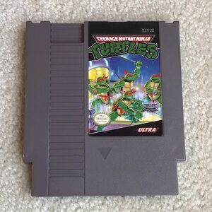 Vintage Teenage Mutant Ninja Turtles Nintendo NES Video Game, 1989